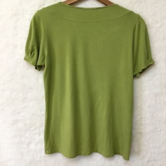 Kenneth Cole Green Short Sleeve Shirt - Picture 9 of 14